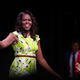 Former U.S. first lady Michelle Obama waves after discussing her forthcoming memoir during the 2018 American Library Association Annual Conference on June 22, 2018 in New Orleans, Louisiana